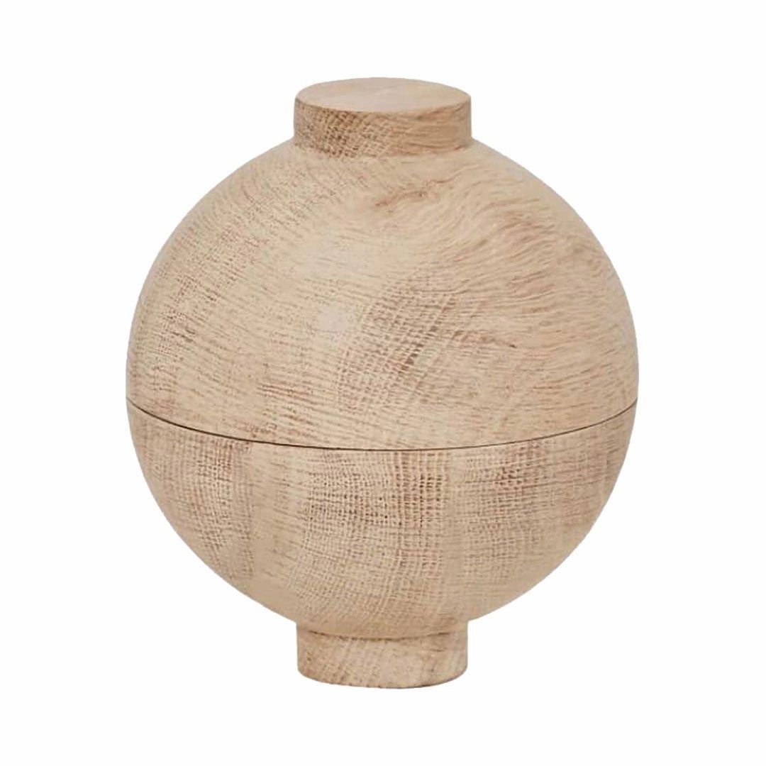 Wooden Sphere modern art object