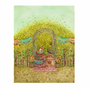 Woodland Homestead: The Garden framed wall decor
