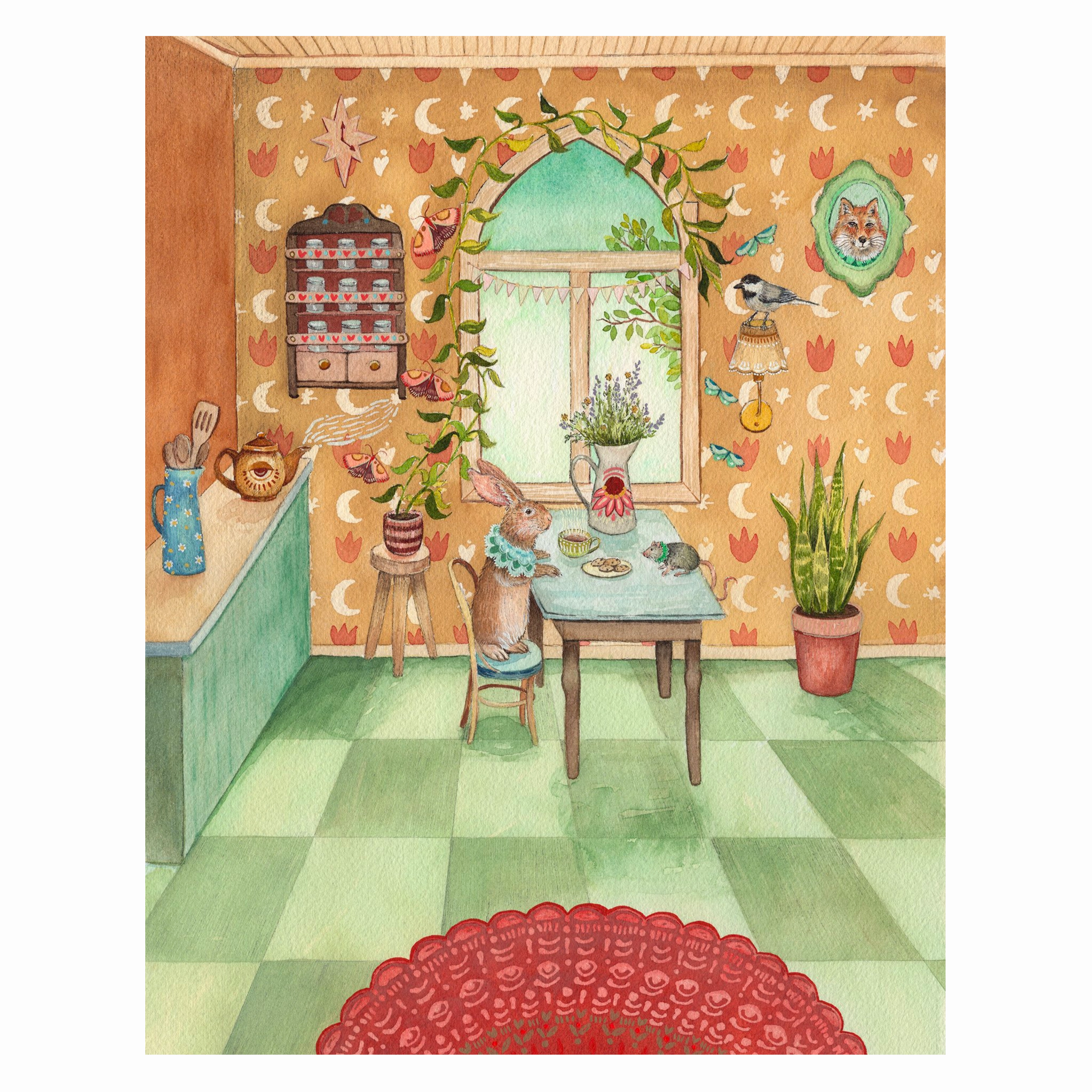 Woodland Homestead: The Kitchen framed wall decor