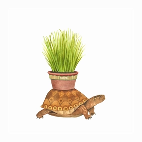 Woodland Kitchen: Rodney's Chives - Art Print framed wall decor