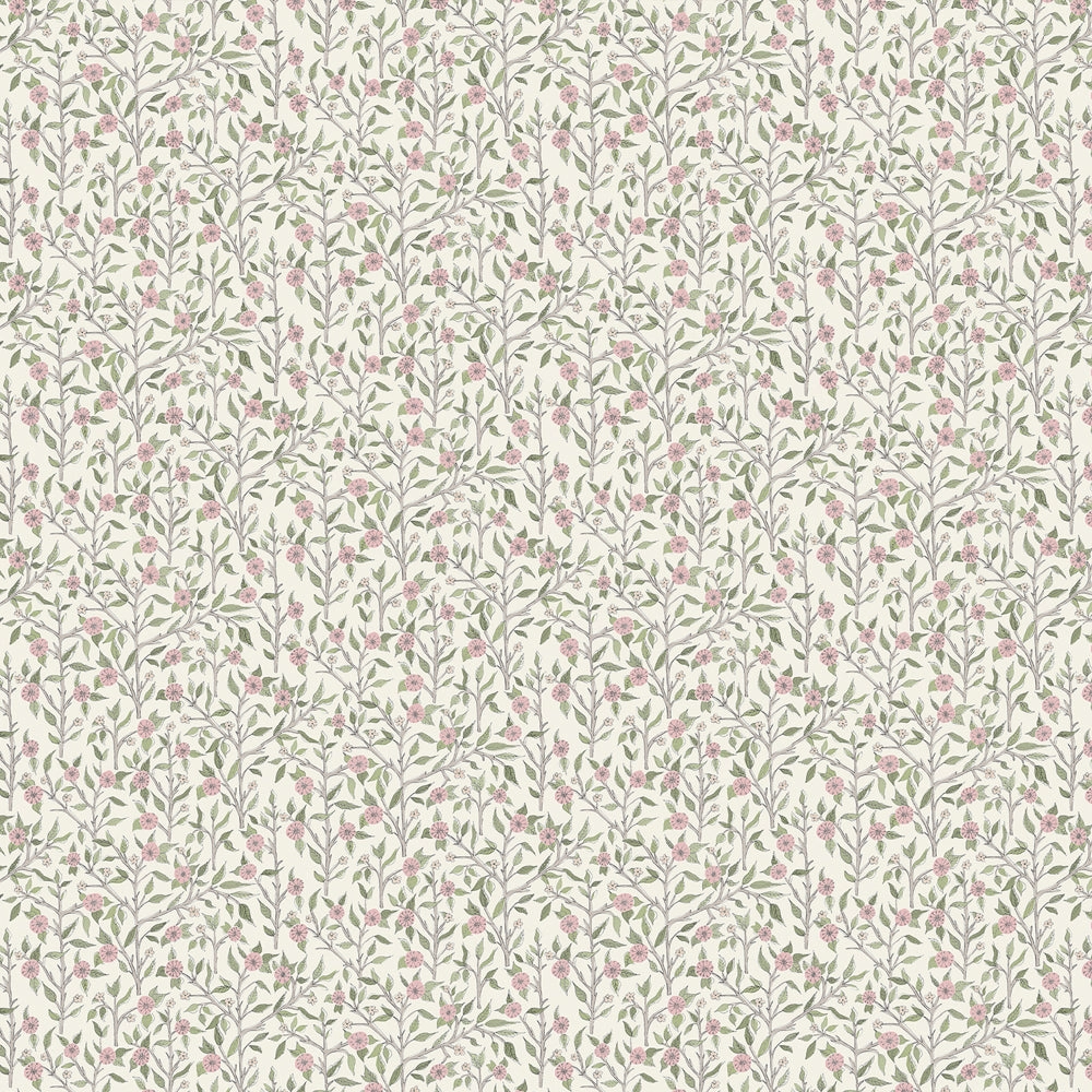 Yamuna Printed Cotton Fabric (By The Metre) Blush