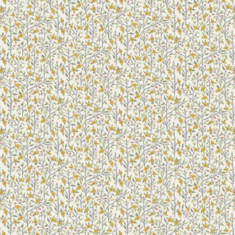 Yamuna Printed Cotton Fabric (By The Metre) Sunflower