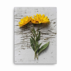 Yellow Flowers Yellow Flowers 6 - canvas canvas mural art