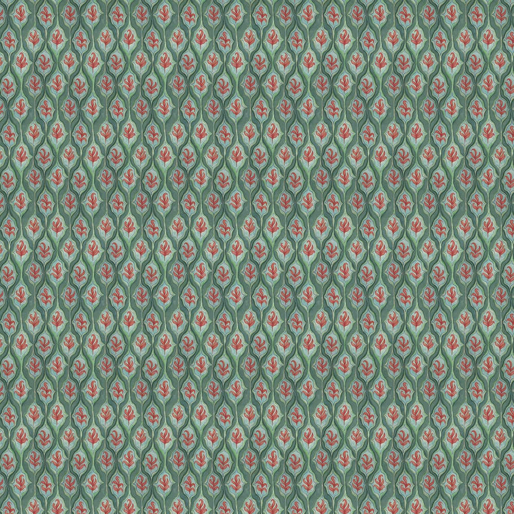 Zephyr Printed Cotton Fabric Oasis